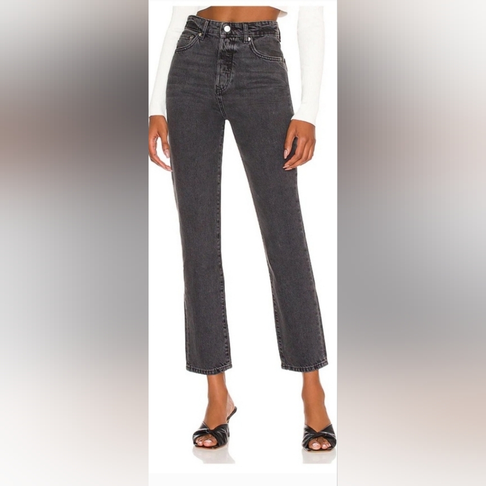 Lovers & Friends Reece High Rise Button Fly Slim Straight